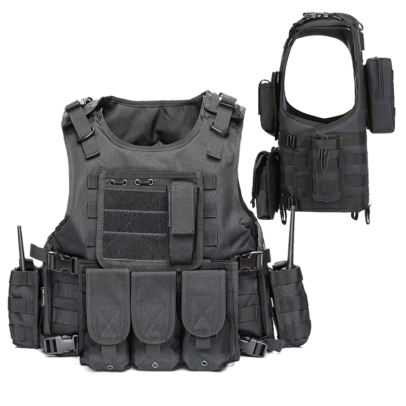 Crossfit Weight Vest - เสื้อกั๊กยุทธวิธีแบบแบนสำหรับยานพาหนะ อุปกรณ์ตกปลาและล่าสัตว์ เสื้อกั๊กป้องกันกระสุน CS เสื้อกั๊กกันกระสุนแบบทาสี