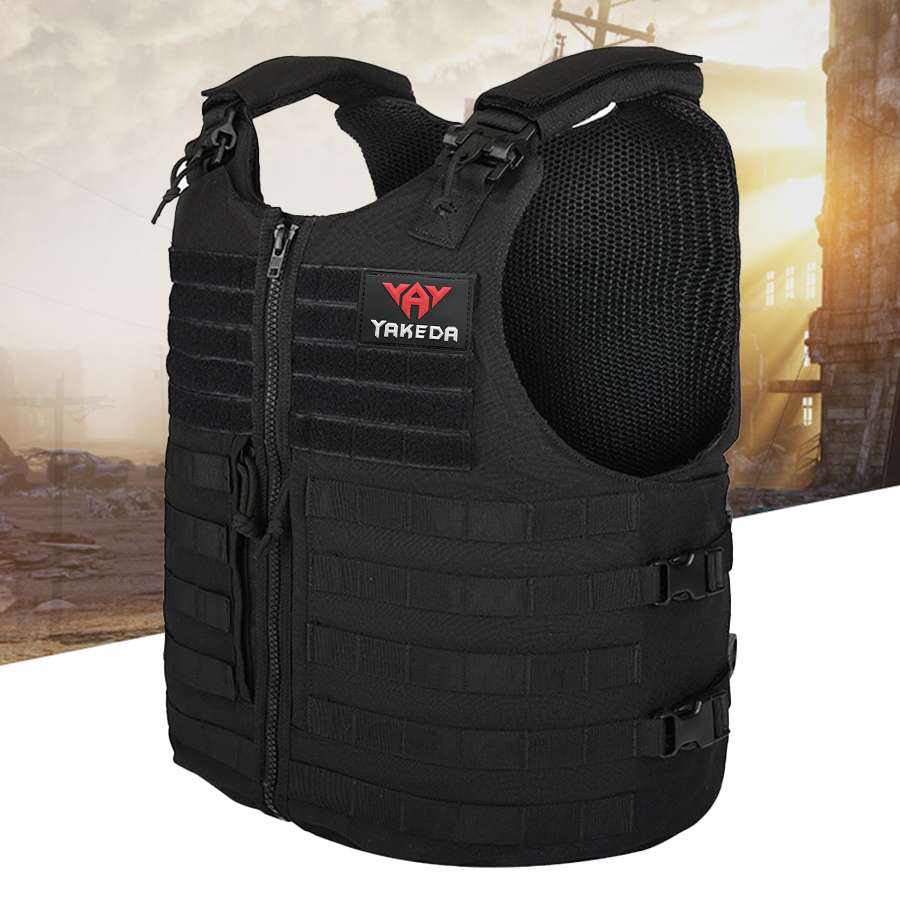 Crossfit Weight Vest - เสื้อกั๊กยุทธวิธี YAKEDA แบบรังผึ้ง ระบายอากาศได้ดี ทนทานต่อการสึกหรอ ระบบ