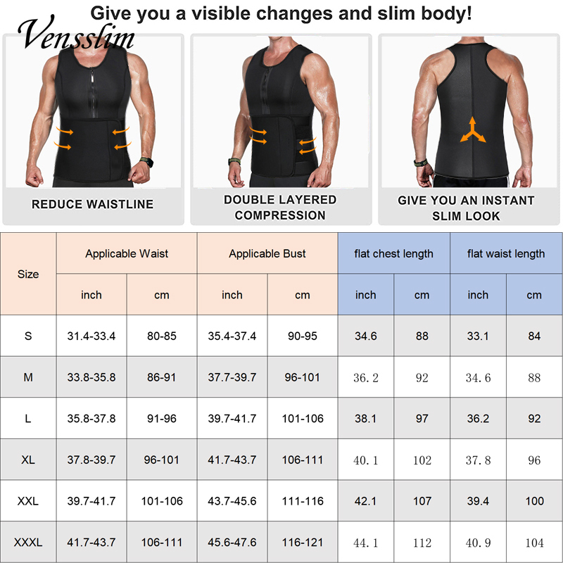 ผู้ชาย Neoprene ซาวน่าซิปเอวเท - Crossfit Weight Vest บทวิจารณ์และราคา