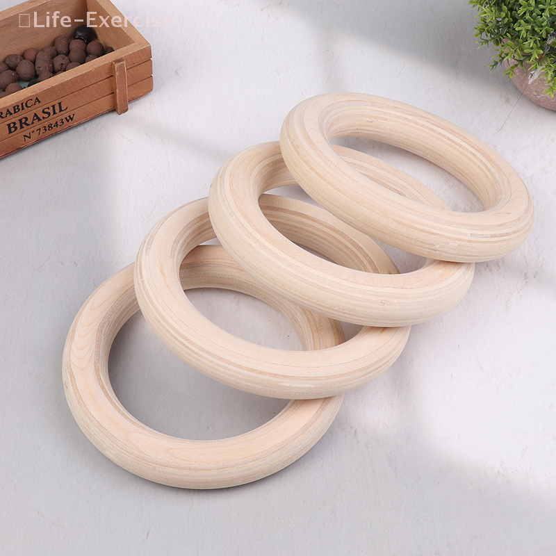 2 ชิ้น/คู่แหวนไม้แบบพกพา Cross - Gymnastic Ring Wood บทวิจารณ์และราคา