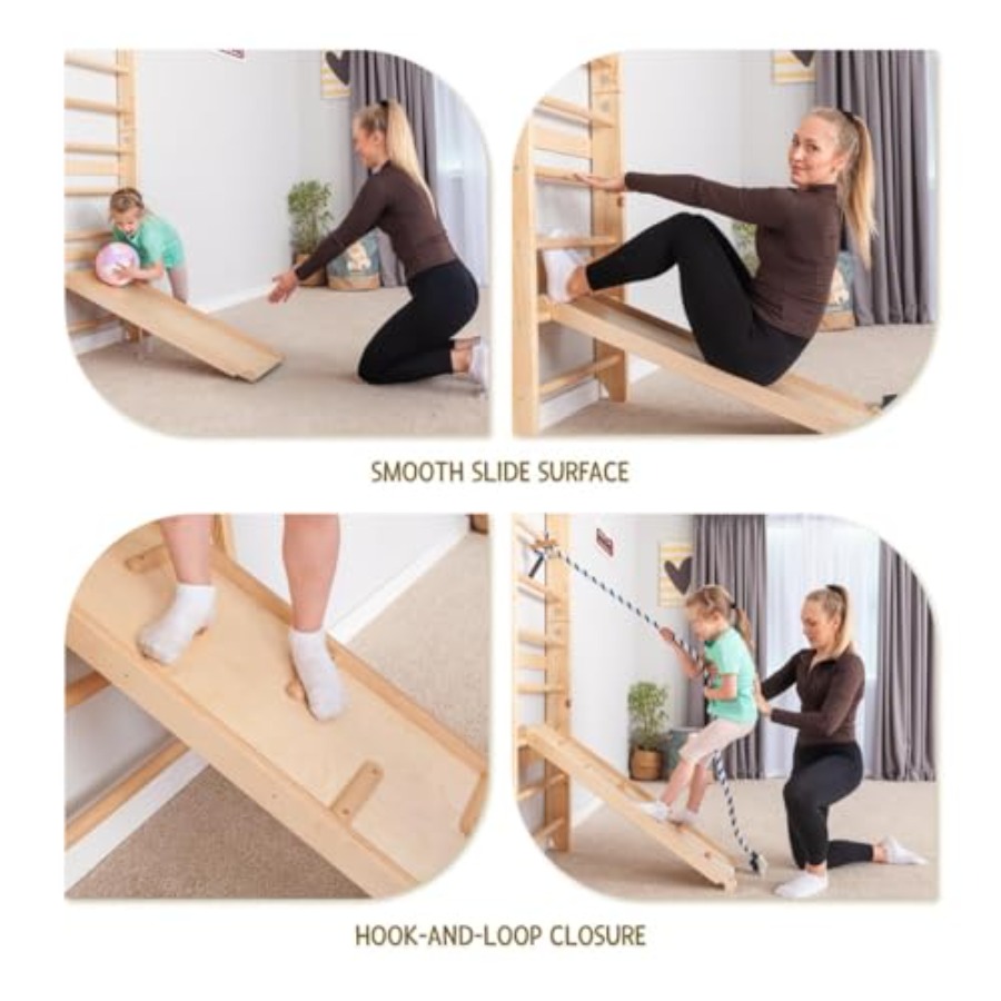 บาร์โหนติดผนังแบบสวีเดน สำหรับ - Gymnastic Ring Wood บทวิจารณ์และราคา