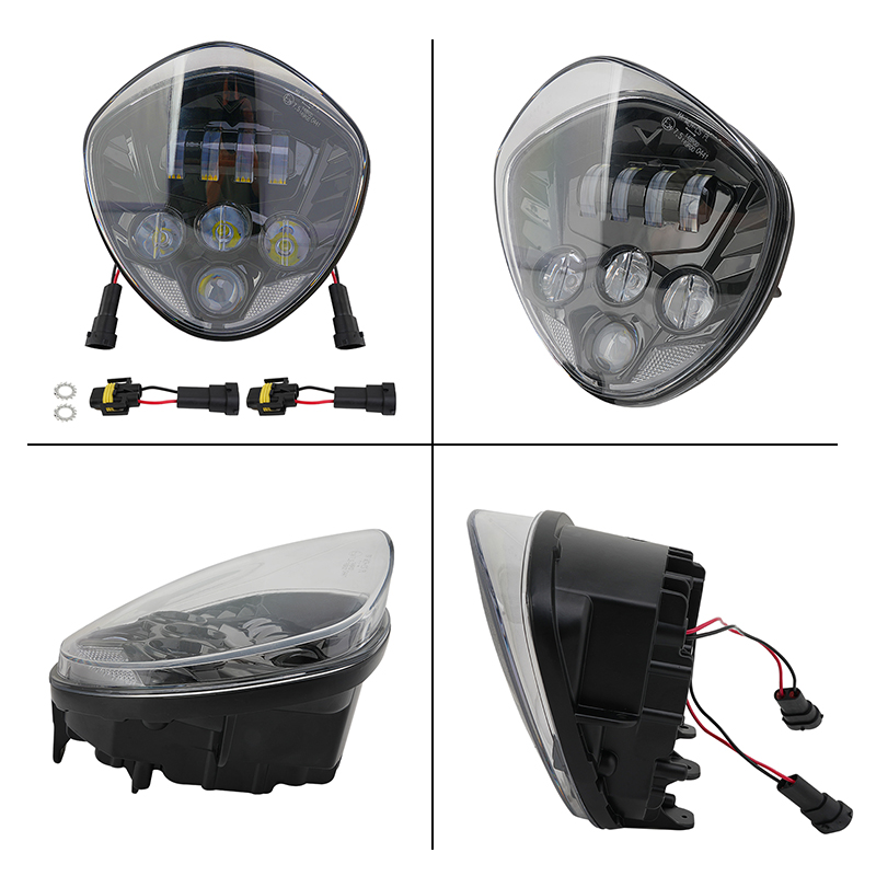 ชุดไฟหน้ารถจักรยานยนต์ LED สีด - Crossfit Victory บทวิจารณ์และราคา