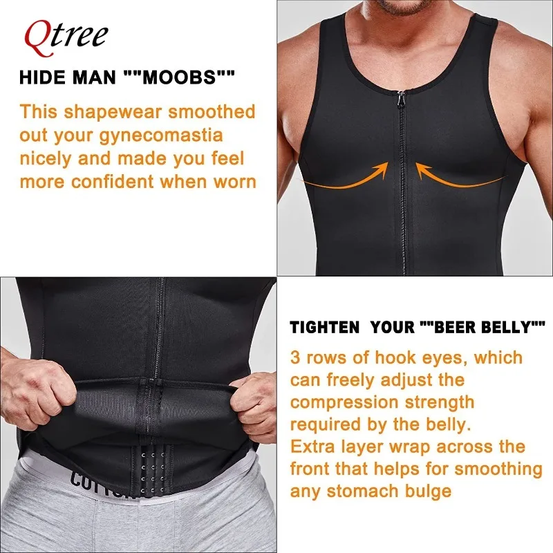 Qtree Men's Slimming ซาวน่า Ta - Crossfit Weight Vest บทวิจารณ์และราคา