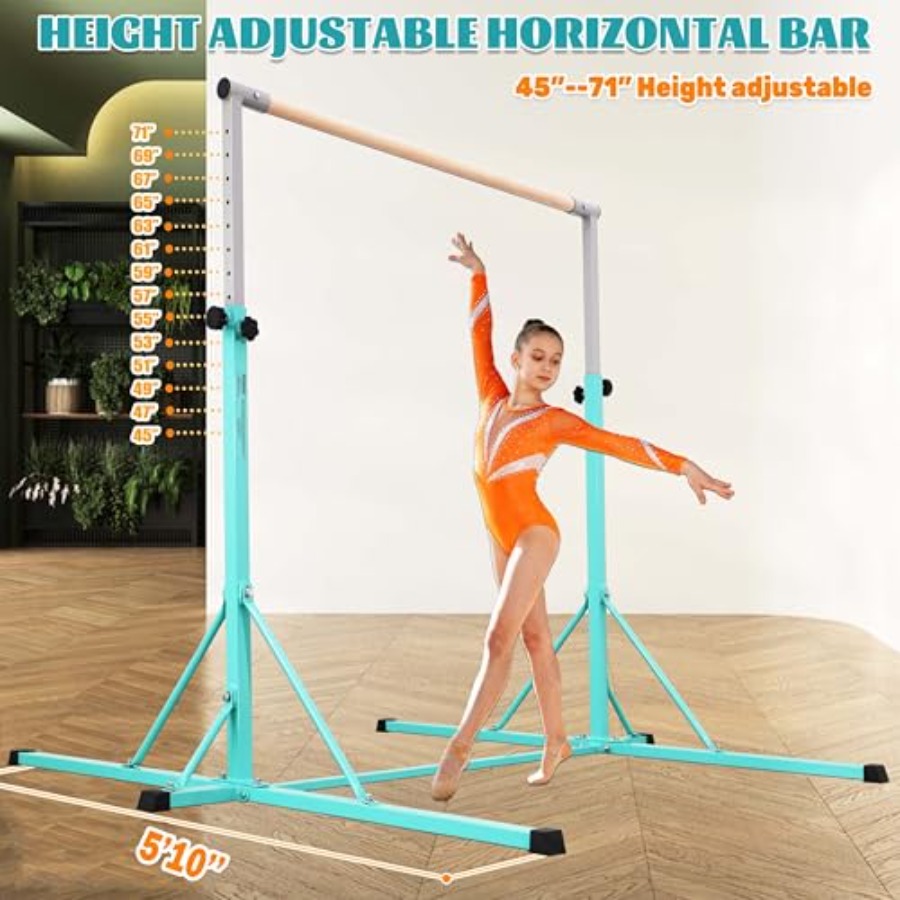 บาร์โหนสำหรับออกกำลังกายที่บ้า - Gymnastic Ring Wood บทวิจารณ์และราคา