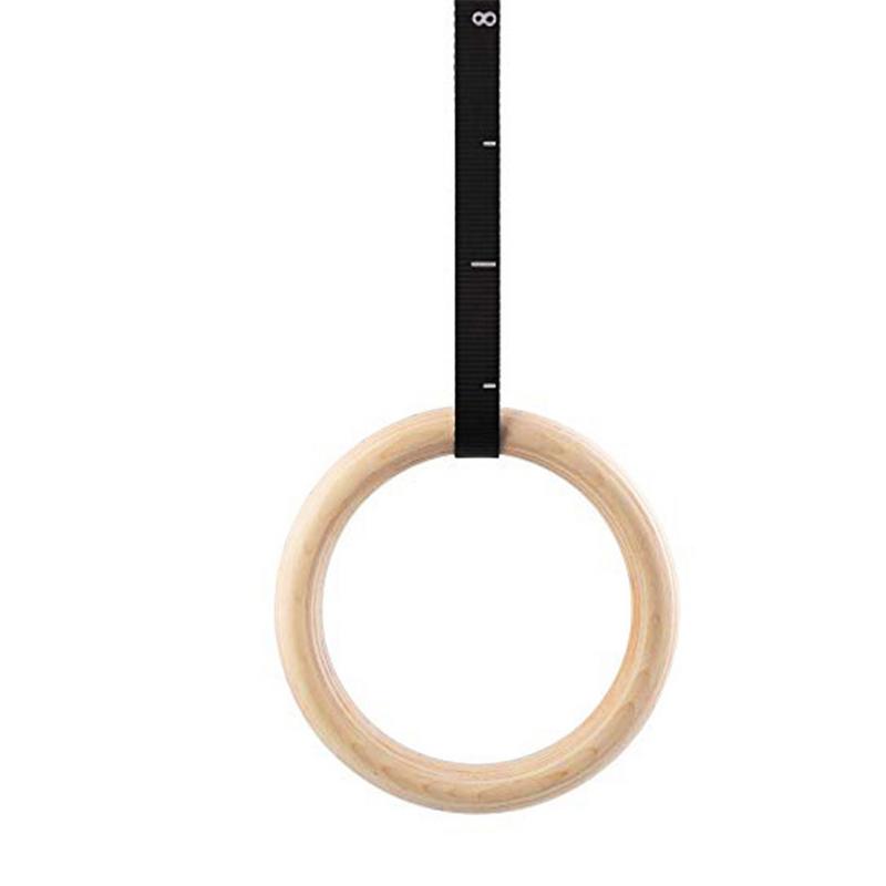 1 ชิ้นไม้เบิร์ชแหวนยิมนาสติกดึ - Gymnastic Ring Wood บทวิจารณ์และราคา