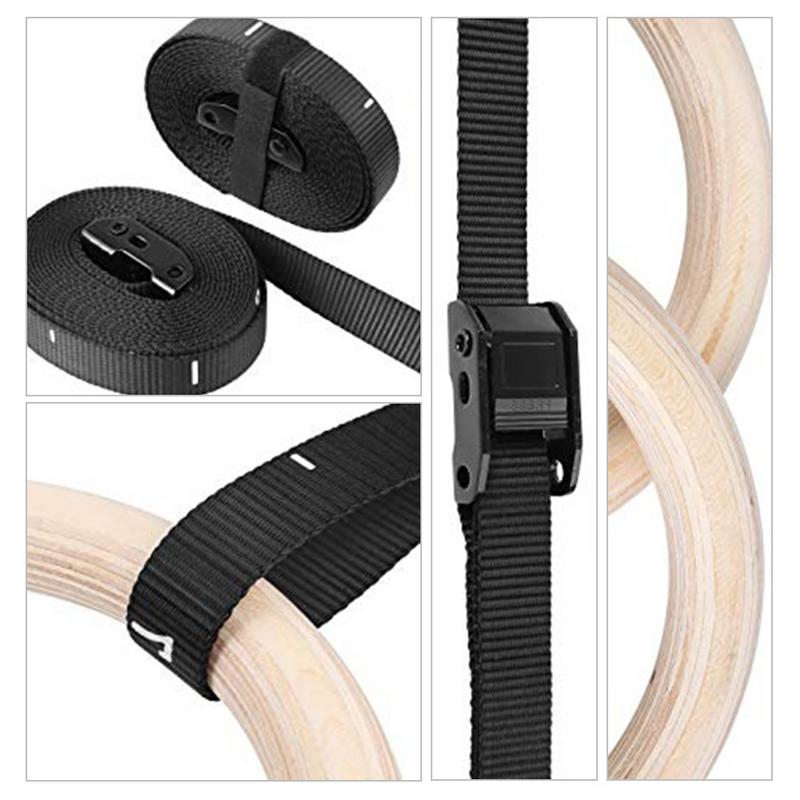1 ชิ้นไม้เบิร์ชแหวนยิมนาสติกดึ - Gymnastic Ring Wood บทวิจารณ์และราคา