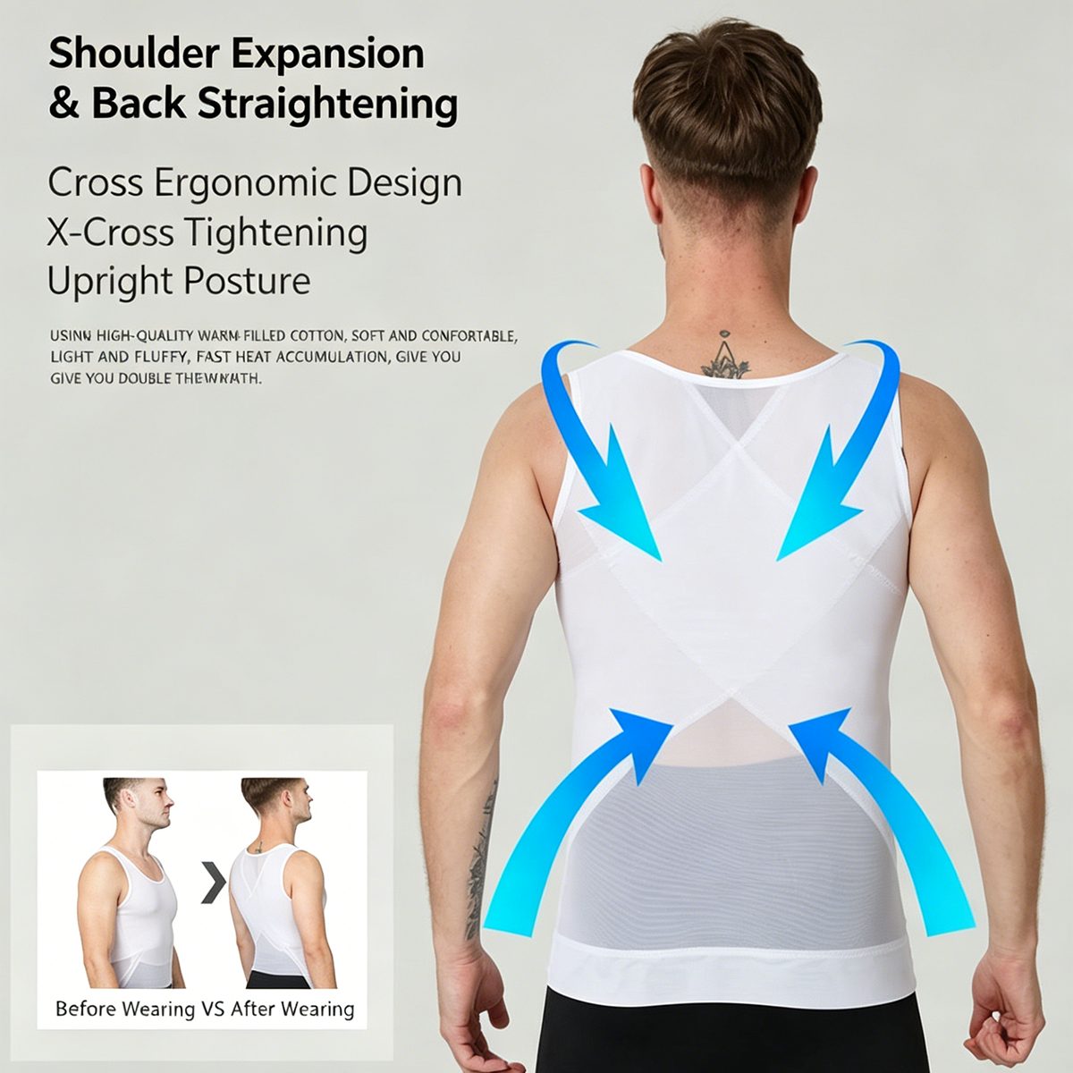 เสื้อคอมเพรสชั่นสำหรับผู้ชาย ช - Crossfit Weight Vest บทวิจารณ์และราคา