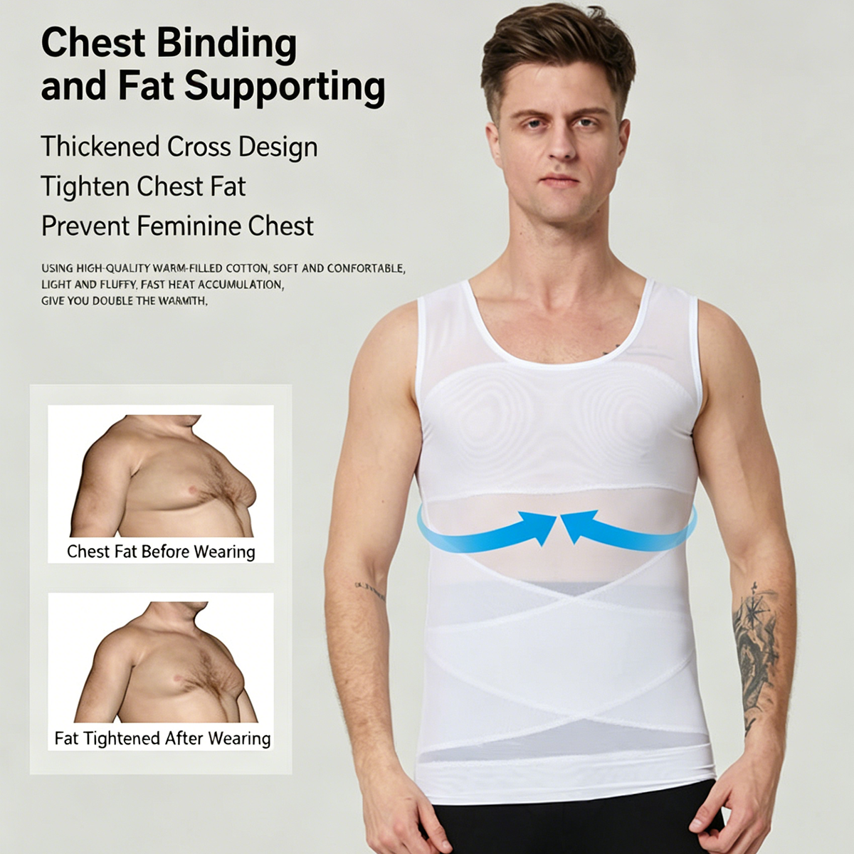 เสื้อคอมเพรสชั่นสำหรับผู้ชาย ช - Crossfit Weight Vest บทวิจารณ์และราคา